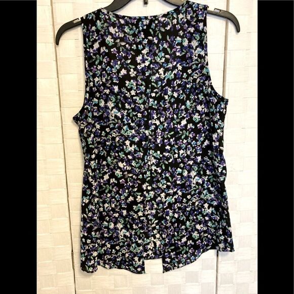 Express floral sleeveless Top Small - Picture 4 of 5